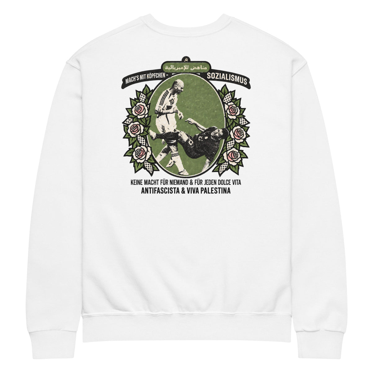 Mach’s mit Köpfchen. Sozialismus Crewneck