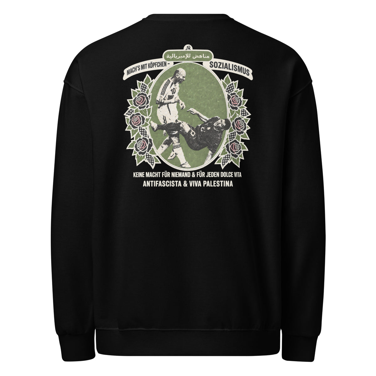 Mach’s mit Köpfchen. Sozialismus Crewneck