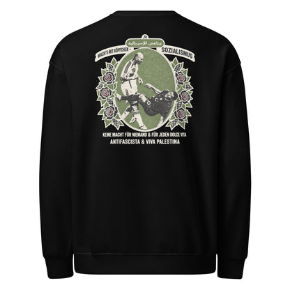 Mach’s mit Köpfchen. Sozialismus Crewneck