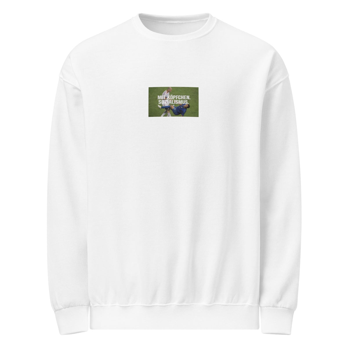 Mach’s mit Köpfchen. Sozialismus Crewneck